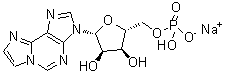 CAS#: 103213-41-8, 3-(5-O-Phosphonopentofuranosyl)-3H-Imidazo[2,1-I]Purine - Sodium (1:1)