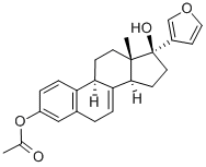 CAS#: 10322-73-3, [(9S,13S,14S,17S)-17-Furan-3-Yl-17-Hydroxy-13-Methyl-9,11,12,14,15,16-Hexahydro-6H-Cyclopenta[a]Phenanthren-3-Yl] Acetate