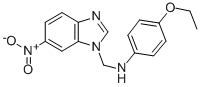 CAS#: 103248-26-6, 4-Ethoxy-N-[(6-Nitrobenzimidazol-1-Yl)Methyl]Aniline