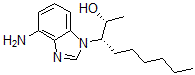 CAS 登录号：103298-52-8， (2R,3S)-3-(4-氨基苯并咪唑-1-基)壬烷-2-醇
