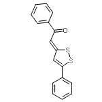 CAS 登录号:1033-62-1, (2Z)-1-苯基-2-(5-苯基-3H-1,2-二硫醇-3-亚基)乙酮