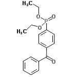 CAS 登录号：103384-72-1， 二乙基(4-苯甲酰基苯基)膦酸酯