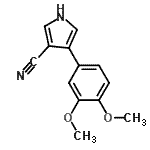 CAS 登录号：103418-01-5， 4-(3,4-二甲氧基苯基)-1H-吡咯-3-甲腈