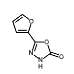 CAS#: 103418-56-0, 5-(2-Furyl)-1,3,4-Oxadiazol-2(3H)-One