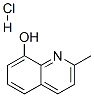 CAS 登录号：10352-27-9， 2-甲基喹啉-8-醇盐酸盐