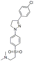 CAS 登录号：10357-99-0， 2-[4-[3-(4-氯苯基)-4,5-二氢吡唑-1-基]苯基]磺酰基-N,N-二甲基乙胺