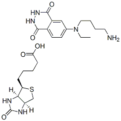 CAS#: 103612-64-2, 5-[(3aR,6S,6aS)-2-Oxo-1,3,3a,4,6,6a-Hexahydrothieno[3,4-d]Imidazol-6-Yl]-N-[4-[(1,4-Dioxo-2,3-Dihydrophthalazin-6-Yl)-Ethylamino]Butyl]Pentanamide