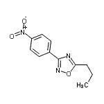 CAS 登录号：10364-67-7， 3-(4-硝基苯基)-5-丙基-1,2,4-恶二唑