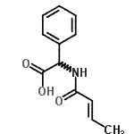 CAS 登录号：103678-60-0， [(2E)-2-丁烯酰氨基](苯基)乙酸