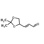 CAS#: 103773-42-8, (2E)-3-(2,2-Dimethyl-1,3-Dioxolan-4-Yl)Acrylaldehyde