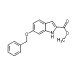CAS#: 103781-89-1, Methyl 6-(Benzyloxy)-1H-Indole-2-Carboxylate