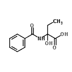 CAS 登录号：103797-20-2， 2-(苯甲酰基氨基)-2-羟基丁酸