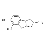 CAS#: 103810-34-0, 2-Methyl-1,2,3,3A,8,8alpha-Hexahydroindeno[1,2-c]Pyrrole-6,7-Diol
