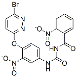CAS#: 103829-05-6, N-[[4-(6-Bromopyridazin-3-Yl)Oxy-3-Nitro-Phenyl]Carbamoyl]-2-Nitro-Benzamide