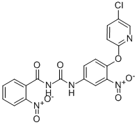 CAS#: 103829-07-8, N-(((4-((5-Chloro-2-Pyridinyl)Oxy)-3-Nitrophenyl)Amino)Carbonyl)-2-Nitro-Benzamide