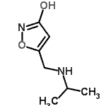 CAS 登录号：103871-71-2， 5-[(异丙基氨基)甲基]异恶唑-3-醇