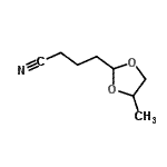 CAS#: 103900-53-4, 4-(4-Methyl-1,3-Dioxolan-2-Yl)Butanenitrile