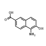 CAS#: 103906-12-3, 5-Amino-6-Hydroxy-2-Naphthoic Acid