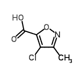 CAS#: 103912-63-6, 4-Chloro-3-Methyl-1,2-Oxazole-5-Carboxylic Acid