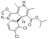CAS#: 103946-15-2, Propan-2-Yl (4S,5Z)-4-(2,3-Dichlorophenyl)-2,6-Dimethyl-5-(3H-1,3,4-Oxadiazol-2-Ylidene)-4H-Pyridine-3-Carboxylate