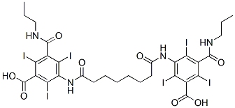 CAS#: 10395-29-6, 3-[7-[[3-Carboxy-2,4,6-Triiodo-5-(Propylcarbamoyl)Phenyl]Carbamoyl]Heptanoylamino]-2,4,6-Triiodo-5-(Propylcarbamoyl)Benzoic Acid