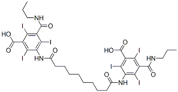 CAS#: 10395-30-9, 5,5'-(Sebacoyldiimino)Bis[2,4,6-Triiodo-3-(Propylcarbamoyl)Benzoic Acid]