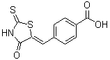 CAS#: 103987-82-2, 4-[(Z)-(4-Oxo-2-Thioxo-1,3-Thiazolidin-5-Ylidene)Methyl]Benzoic Acid