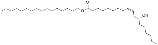 CAS#: 10401-55-5, (9Z,12R)-12-Hydroxy-9-Octadecenoic Acid Hexadecyl Ester