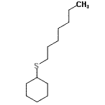 CAS#: 10406-95-8, (Heptylsulfanyl)Cyclohexane