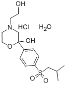 CAS#: 104100-25-6, 4-(2-Hydroxyethyl)-2-[4-(2-Methylpropylsulfonyl)Phenyl]Morpholin-2-Ol Hydrate Hydrochloride