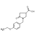 CAS 登录号：10413-45-3， 1-(4-乙氧基苄基)-5-氧代-3-吡咯烷羧酸