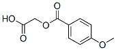 CAS 登录号：10414-68-3， ((4-甲氧基苯甲酰基)氧基)乙酸