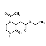 CAS#: 104143-60-4, Ethyl (1-Acetyl-3-Oxo-2-Piperazinyl)Acetate