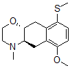 CAS#: 104195-17-7, (4aR,10aR)-6-Methoxy-4-Methyl-9-Methylsulfanyl-2,3,4a,5,10,10a-Hexahydronaphtho[2,3-b][1,4]Oxazine