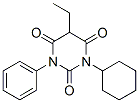 CAS 登录号：1042-85-9， 1-环己基-5-乙基-3-苯基-1,3-二嗪农-2,4,6-三酮