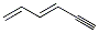 CAS#: 10420-90-3, 1,3-Hexadien-5-Yne.