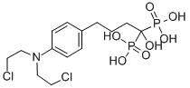 CAS 登录号：104233-81-0， [4-[4-[二(2-氯乙基)氨基]苯基]-1-羟基-1-膦酰丁基]膦酸
