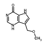 CAS#: 104303-74-4, 7-(Methoxymethyl)-1,5-Dihydro-4H-Pyrrolo[3,2-d]Pyrimidin-4-One
