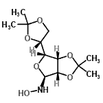 CAS 登录号：104320-20-9， (3aS,4S,6R,6aS)-6-[(4R)-2,2-二甲基-1,3-二氧戊环-4-基]-N-羟基-2,2-二甲基四氢呋喃并[3,4-d][1,3]二氧杂环戊烯-4-胺