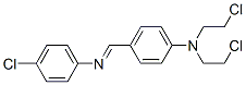 CAS 登录号：10444-44-7， N,N-二(2-氯乙基)-4-[(4-氯苯基)亚氨基甲基]苯胺
