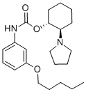 CAS#: 104485-01-0, [(2R)-2-Pyrrolidin-1-Ylcyclohexyl] N-(3-Pentoxyphenyl)Carbamate