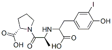 CAS#: 104531-07-9, (2S)-1-[(2S)-2-[[1-Hydroxy-3-(4-Hydroxy-3-Iodophenyl)-1-Oxopropan-2-Yl]Amino]Propanoyl]Pyrrolidine-2-Carboxylic Acid