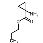 CAS 登录号：104544-05-0， 丙基1-氨基环丙烷羧酸酯
