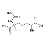 CAS 登录号：104572-47-6， 2-乙酰氨基-6-氨基-2-甲基庚二酸