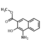 CAS 登录号：104655-33-6， 甲基4-氨基-3-羟基-2-萘甲酸酯