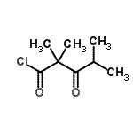 CAS#: 10472-34-1, 2,2,4-Trimethyl-3-Oxopentanoyl Chloride