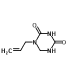 CAS 登录号：104732-58-3， 1-烯丙基-1,3,5-三嗪烷-2,4-二酮