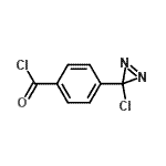 CAS#: 104745-66-6, 4-(3-Chloro-3H-diaziren-3-yl)benzoyl chloride