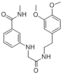 CAS 登录号：104775-36-2， 3-[[2-[2-(3,4-二甲氧基苯基)乙基氨基]-2-氧代乙基]氨基]-N-甲基苯甲酰胺