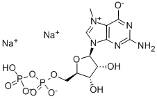 CAS#: 104809-16-7, [(2R,3S,4R,5R)-5-(2-Amino-7-Methyl-6-Oxo-3,8-Dihydropurin-9-Yl)-3,4-Dihydroxyoxolan-2-Yl]Methyl Phosphono Hydrogen Phosphate